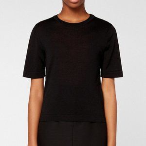 NWOT Ami Crewneck Short Sleeve Sweater Tee